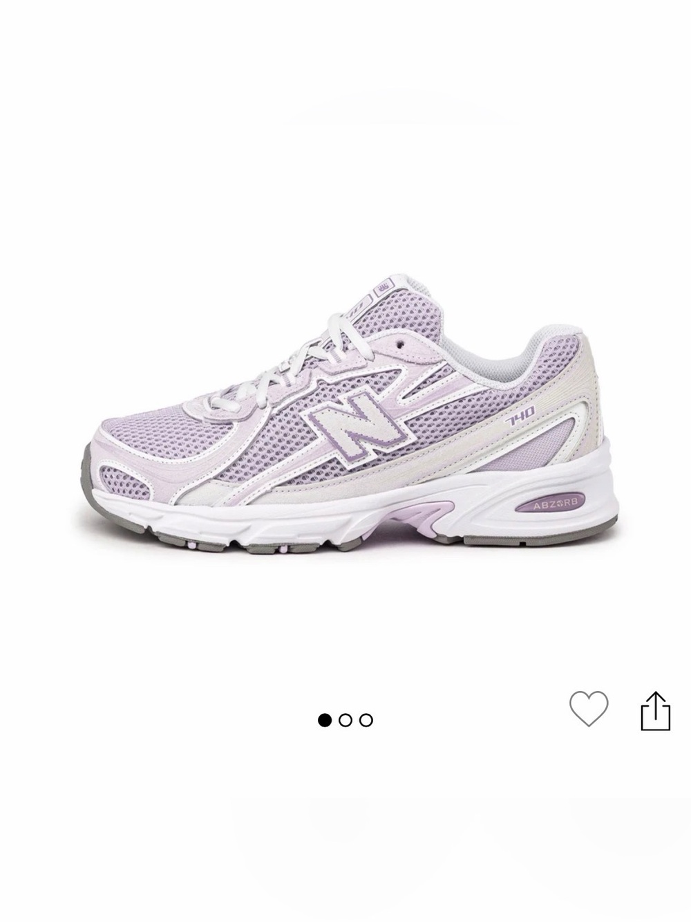 New Balance Women's 740 Mesh Running Sneakers in Lavender
